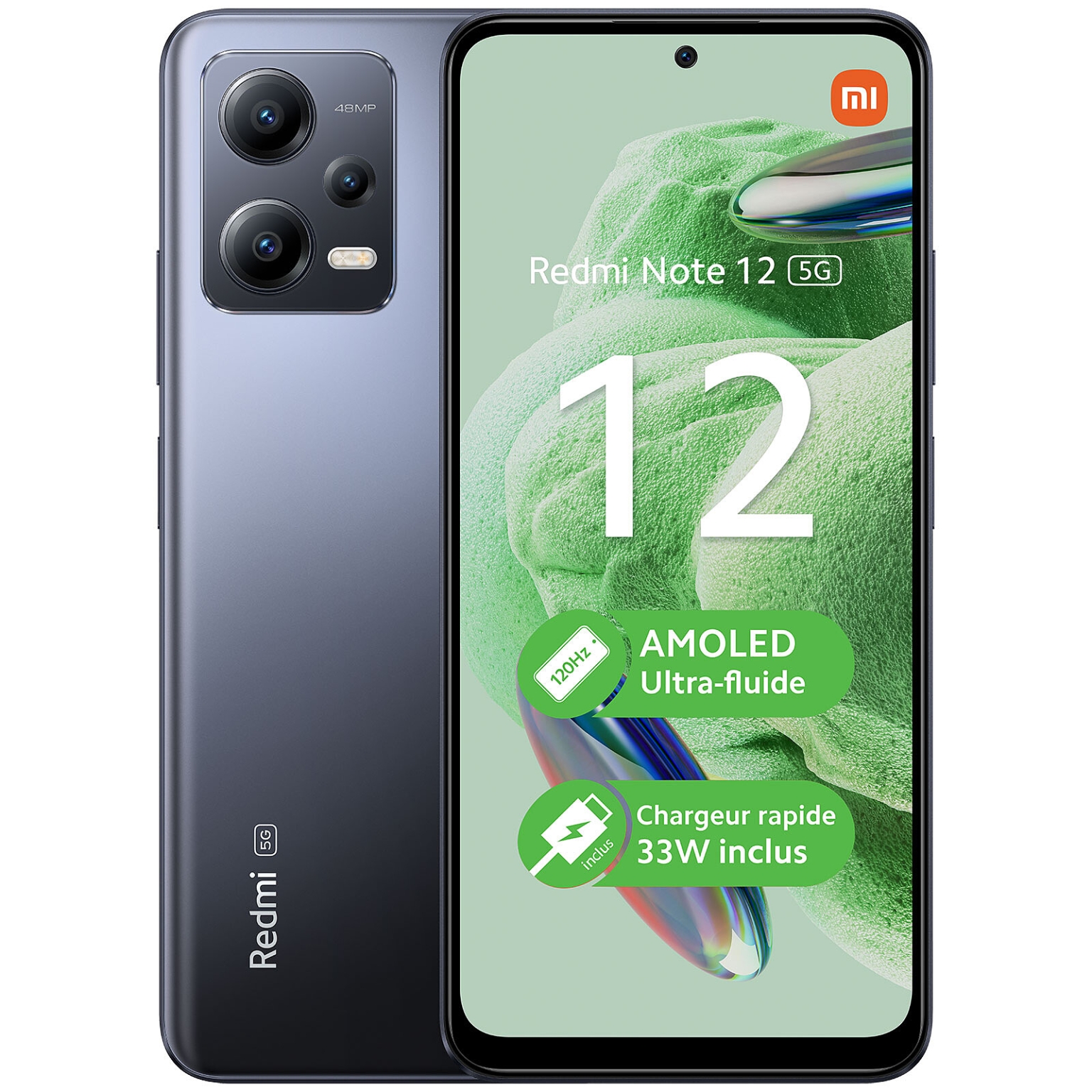 redmi note 12 5g màu đen